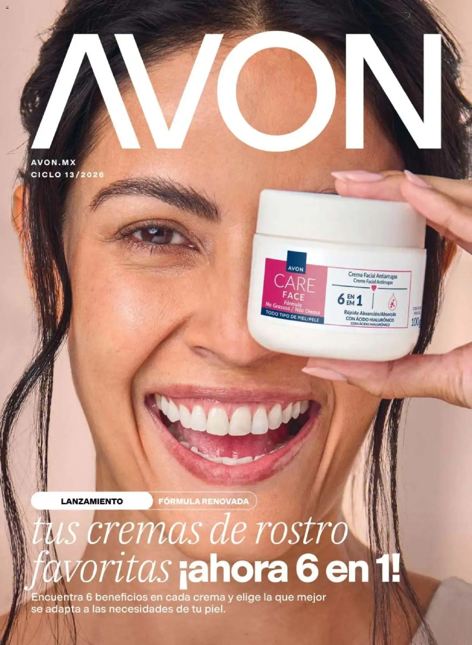 Nuevas ofertas de AVON válidas en toda la República Mexicana desde el 21/08/2026. ¡Encuentra las mejores ofertas en AVON campaña 13 2026! | Página: 1 | Productos: Crema