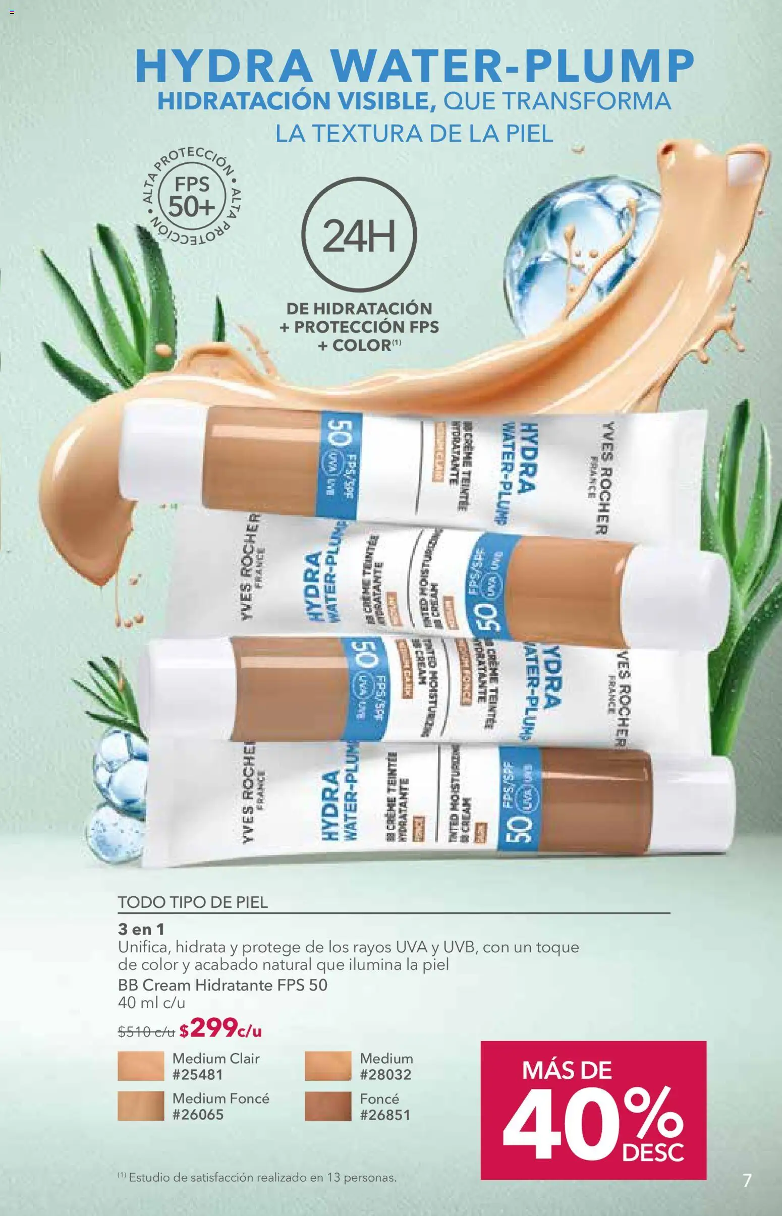 Nuevas ofertas de Yves Rocher válidas en toda la República Mexicana desde el 02.06.2026. ¡Encuentra las mejores ofertas en Yves Rocher campaña 8 2026! | Página: 7