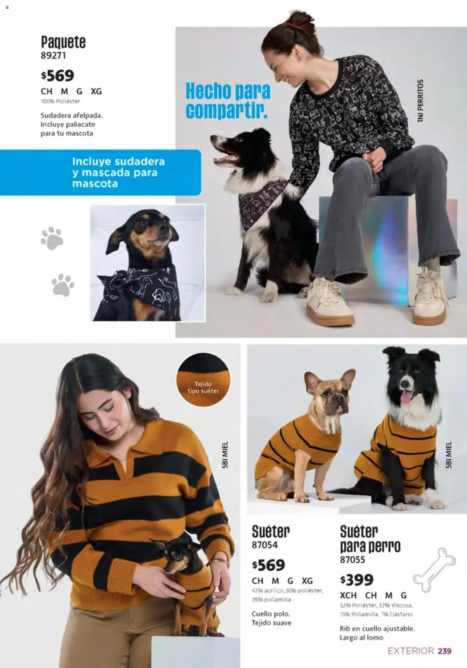 Nuevas ofertas de Ilusión válidas en toda la República Mexicana desde el 01/10/2026. ¡Encuentra las mejores ofertas en Ilusión catálogo Invierno! | Página: 241 | Productos: Suéter, Miel, Sudadera