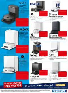 Preview of The Good Guys Don't Miss These Deals - valid from 01/10/2026 | Page: 21 | Products: Battery, Carpet, Water, Robot