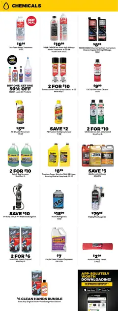 Preview of Advance Auto Parts weekly ads valid from 26.04.2026 | Page: 3 | Products: Oil, Steering, Antifreeze