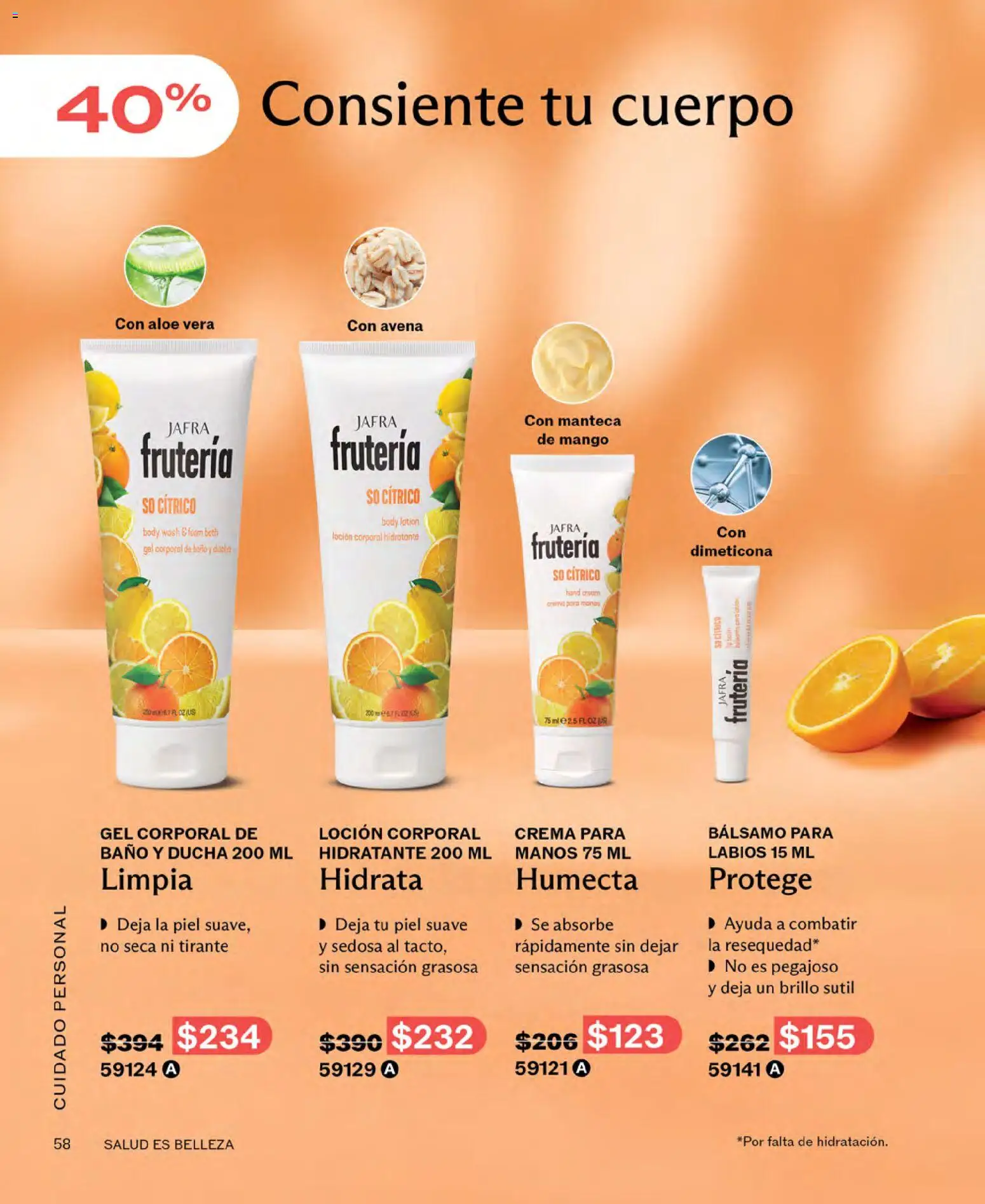 Nuevas ofertas de JAFRA válidas en toda la República Mexicana desde el 01/08/2026. ¡Encuentra las mejores ofertas en JAFRA catálogo! | Página: 58
