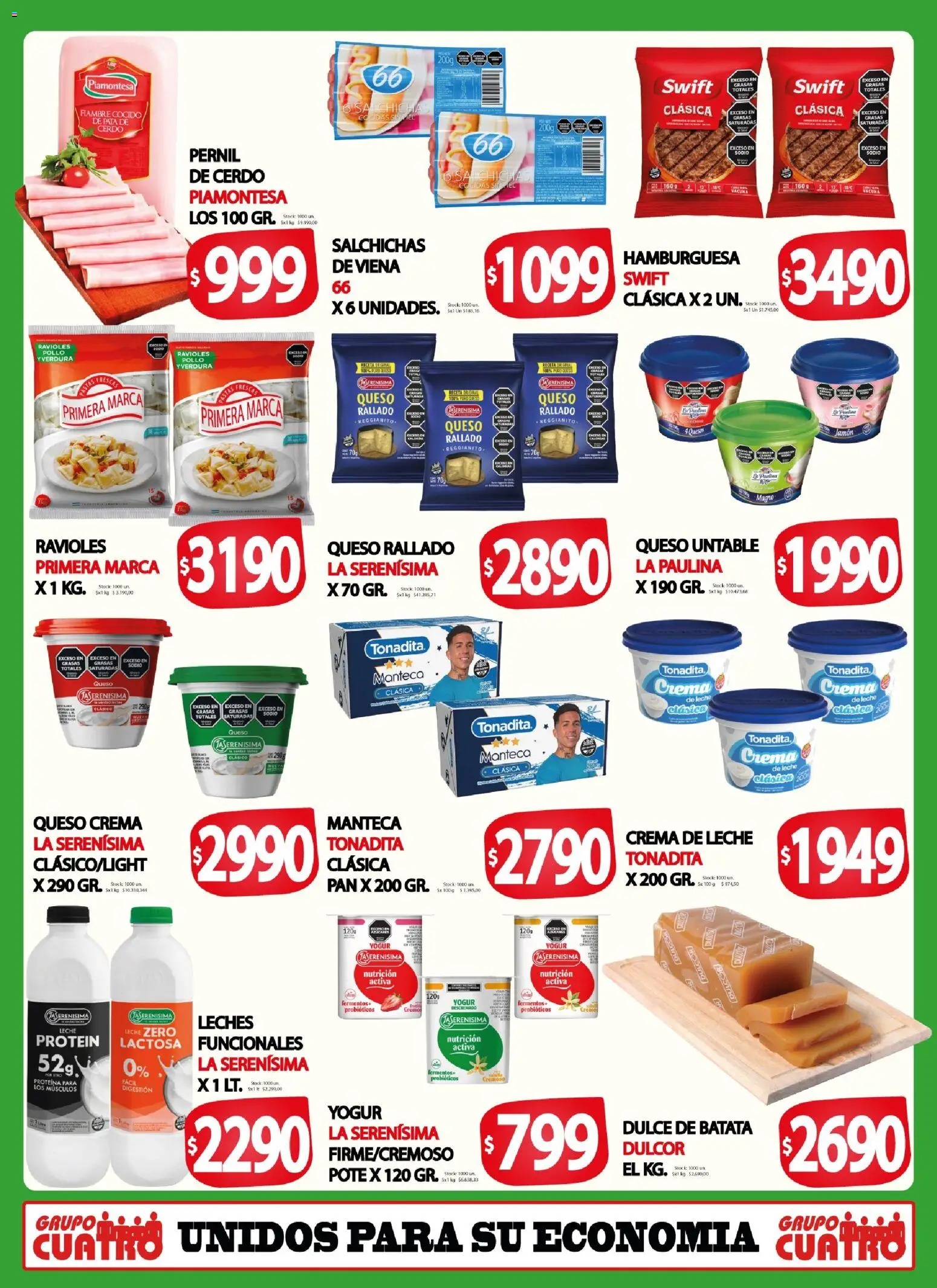 Mariano Max - Catálogo │ válido desde el 22/07/2026 | Página: 4 | Productos: Queso crema, Manteca, Yogur, Cerdo