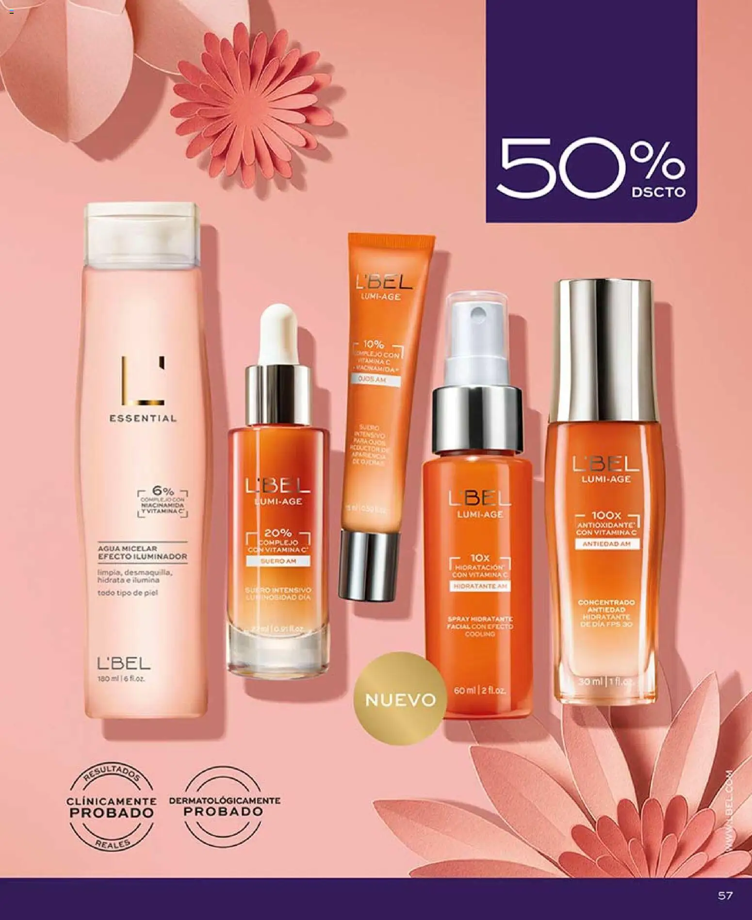 L'Bel revista - valida desde el 24.04.2026 | Página: 57 | Productos: Agua, Agua micelar