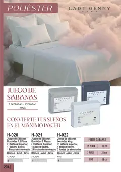 Lady Genny Ofertas válido desde el 31.08.2026 | Página: 206 | Productos: Almohada, Funda de almohada, Sabanas