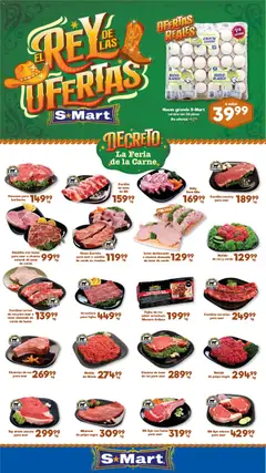 Vista previa de S-Mart folleto Ofertas de feria Juárez, nuevo folleto de la tienda, válido en México a partir del 12.06.2026