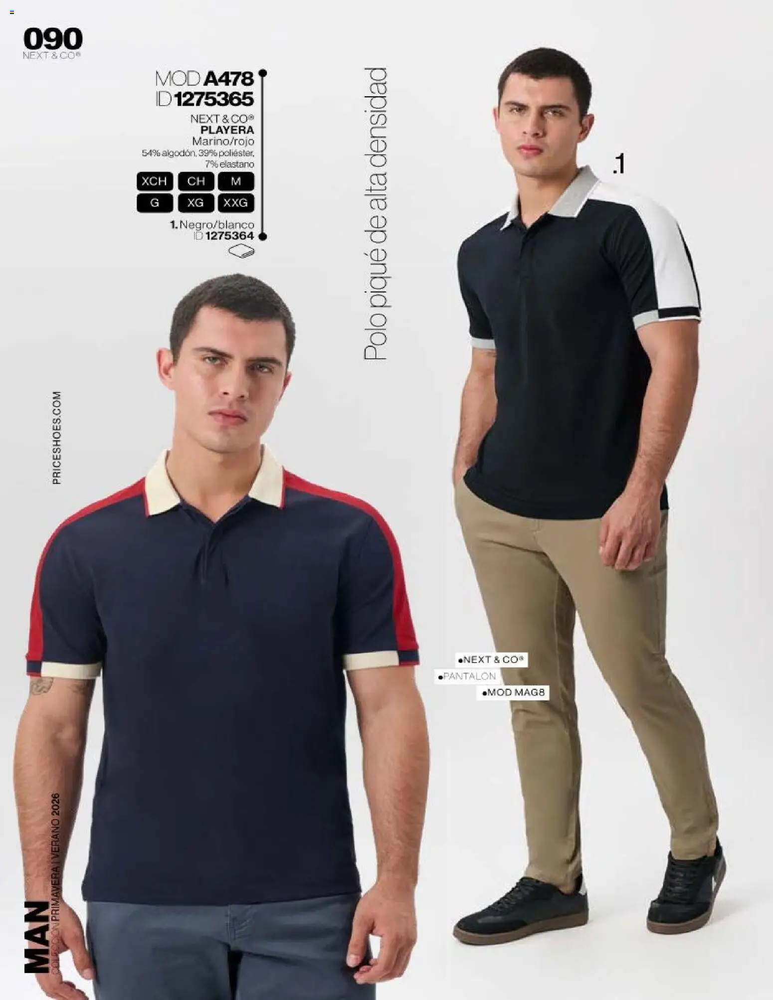 Nuevas ofertas de Price Shoes válidas en toda la República Mexicana desde el 03.04.2026. ¡Encuentra las mejores ofertas en Price Shoes catálogo Man! | Página: 90 | Productos: Col, Playera