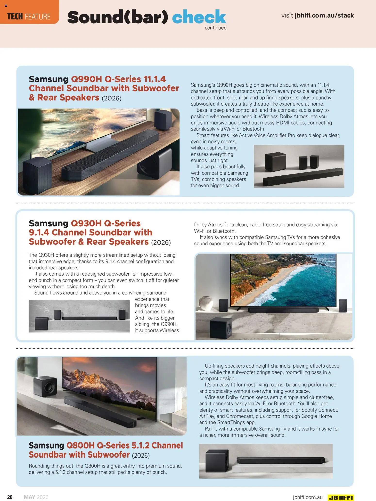 JB Hi-Fi catalogue - valid from 01.05.2026 | Page: 74 | Products: Amplifier, Tv, Audio