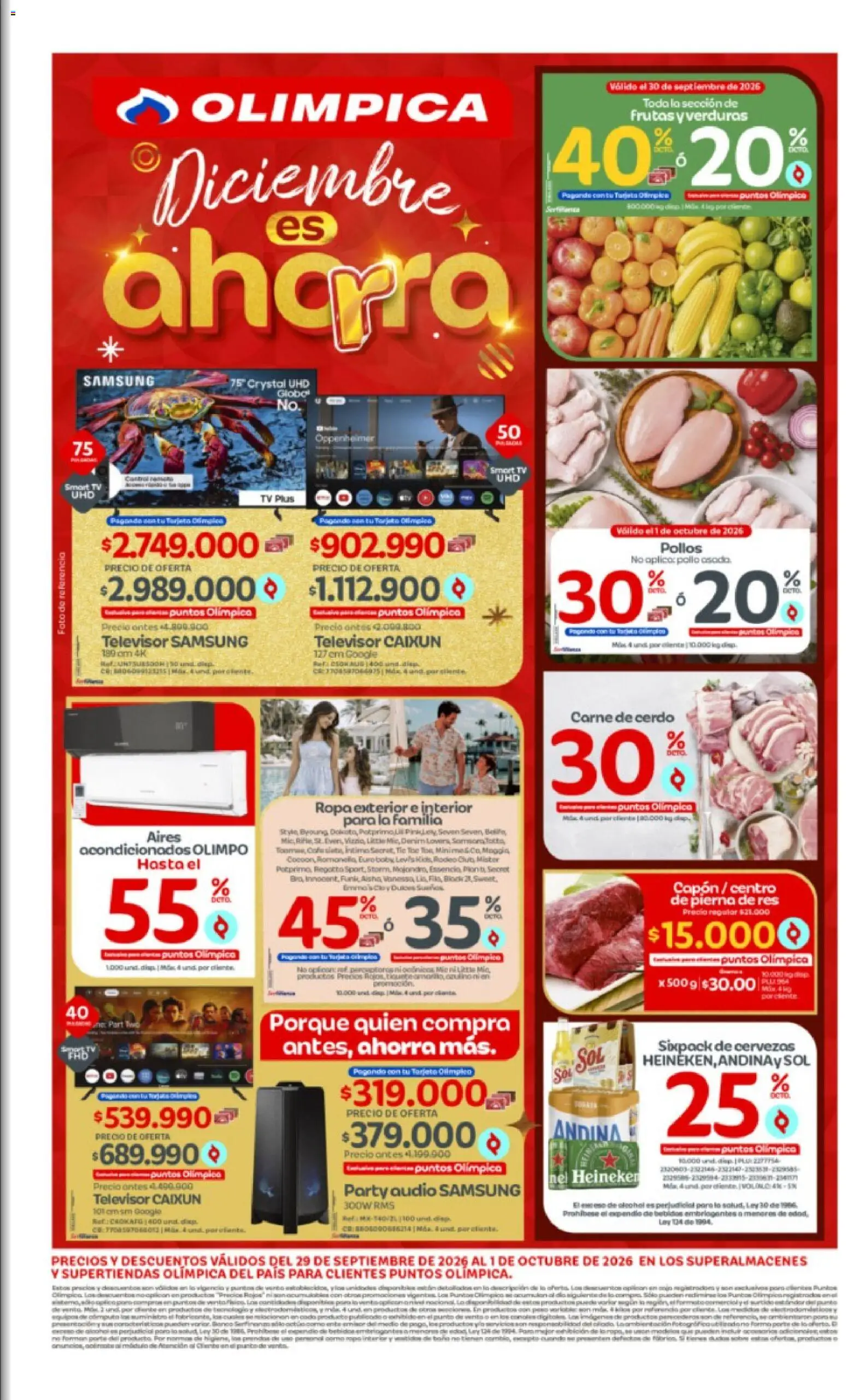 Olímpica revista - valida desde el 29/09/2026 | Página: 3