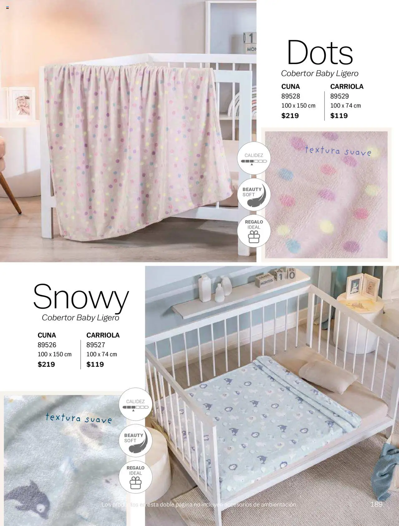 Nuevas ofertas de Vianney válidas en toda la República Mexicana desde el 15/08/2025. ¡Encuentra las mejores ofertas en Vianney - Catálogo Invierno! | Página: 191 | Productos: Carriola, Cobertor, Cuna