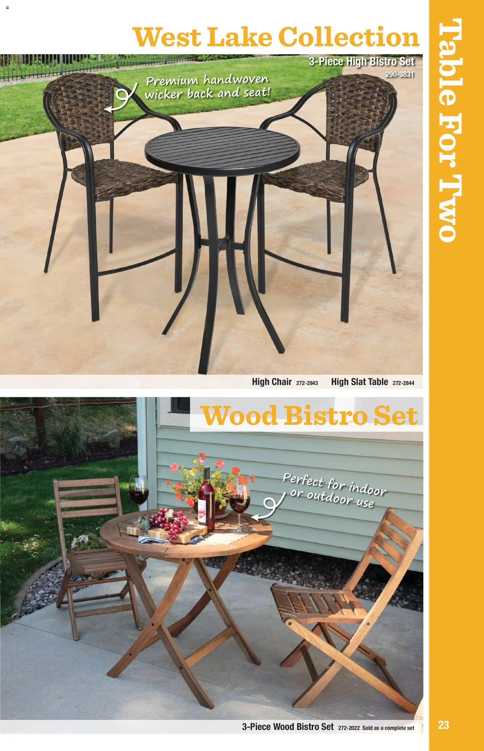 Menards Outdoor Living Catalogue - valid from 02/04/2026 | Page: 23 | Products: Table, Chair