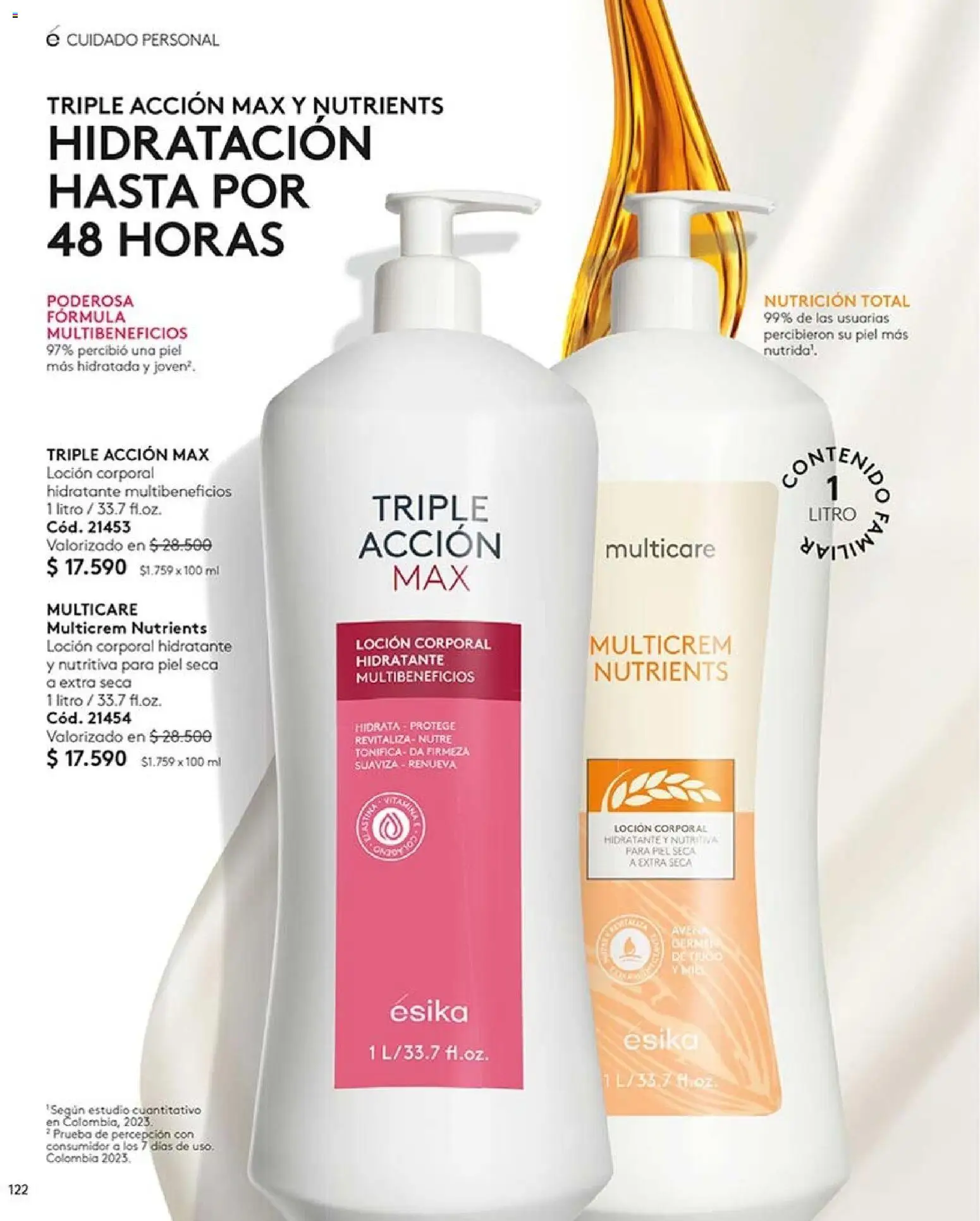 Catálogo Ésika Campaña 13 │ válido desde el 26.07.2026 | Página: 122 | Productos: Avena, Loción, Loción corporal