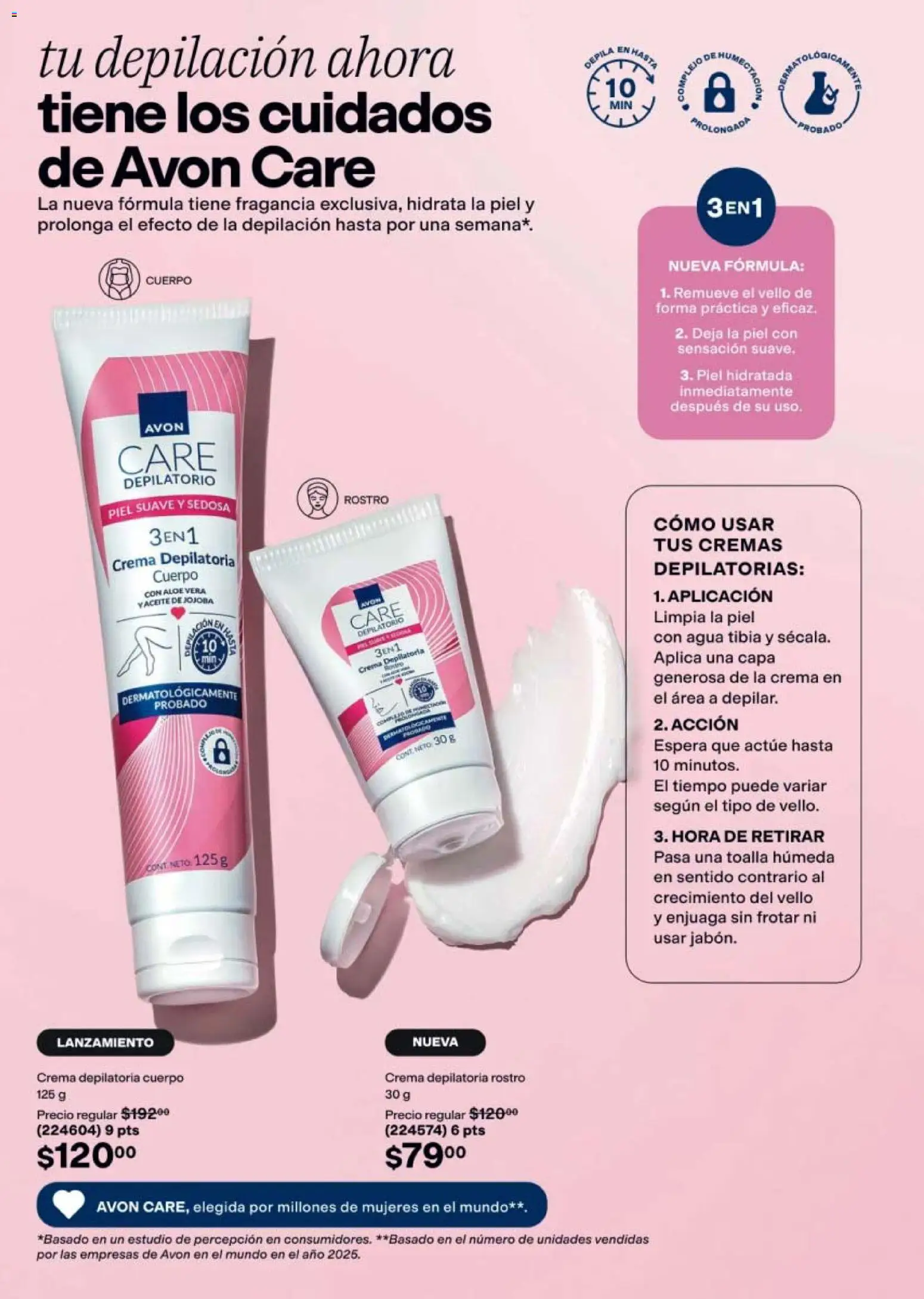 Nuevas ofertas de AVON válidas en toda la República Mexicana desde el 21/08/2026. ¡Encuentra las mejores ofertas en AVON campaña 13 2026! | Página: 141 | Productos: Crema, Agua, Toalla, Fragancia