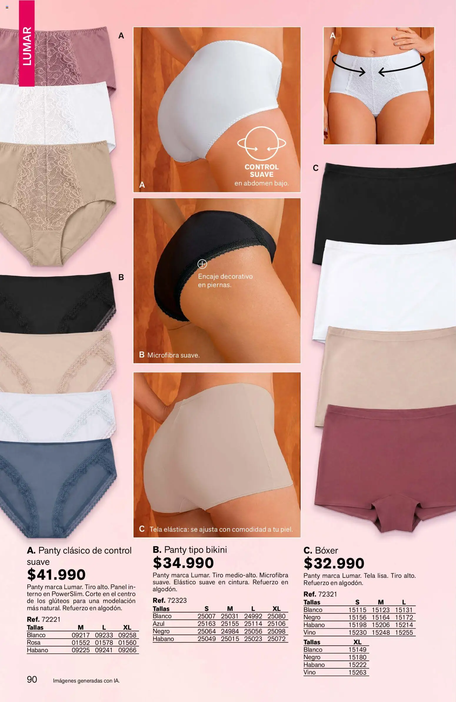 Leonisa revista - valida desde el 01/10/2026 | Página: 90 | Productos: Bikini, Vino