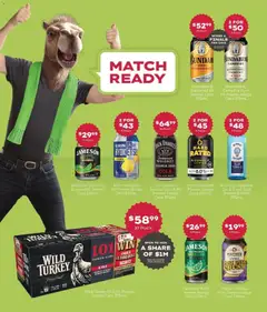 Preview of Deals - Unseriously Good Footy Finals Deals - valid from 14/09/2026 | Page: 4 | Products: Bourbon, Vodka, Whiskey, Turkey