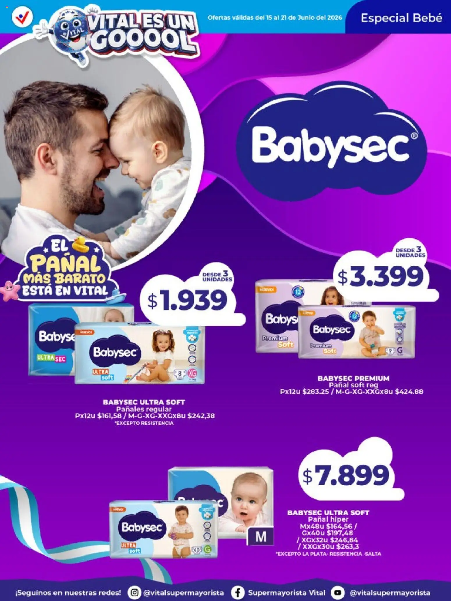 Vital - Especial de pañales │ válido desde el 15.06.2026 | Página: 2 | Productos: Pañales