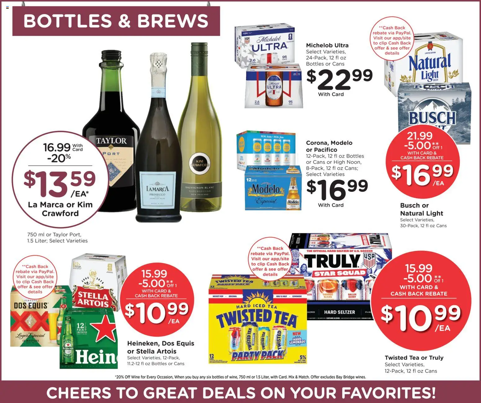 Smith's Weekly Ad - ID - valid from 06.05.2026 | Page: 8 | Products: Clip, Wine, Beer, Tea