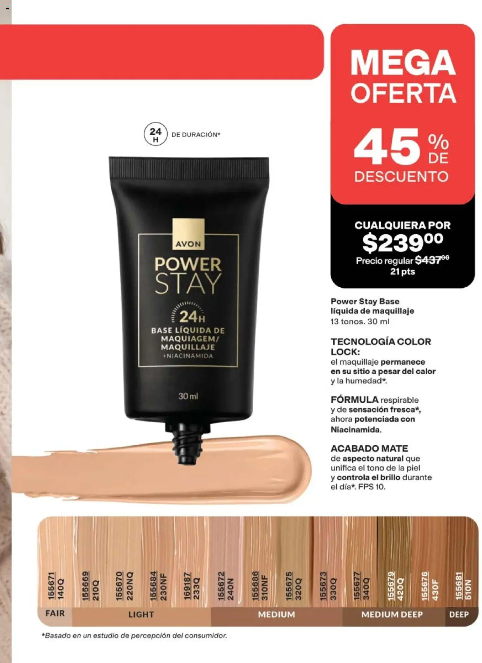 Nuevas ofertas de AVON válidas en toda la República Mexicana desde el 02.04.2026. ¡Encuentra las mejores ofertas en AVON campaña 6 2026! | Página: 85 | Productos: Brillo, Mate, Maquillaje