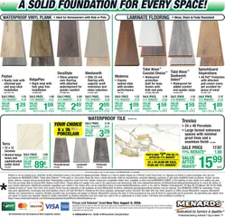 Preview of Menards weekly ads valid from 07/30/2026 | Page: 18 | Products: Box, Foundation, Date