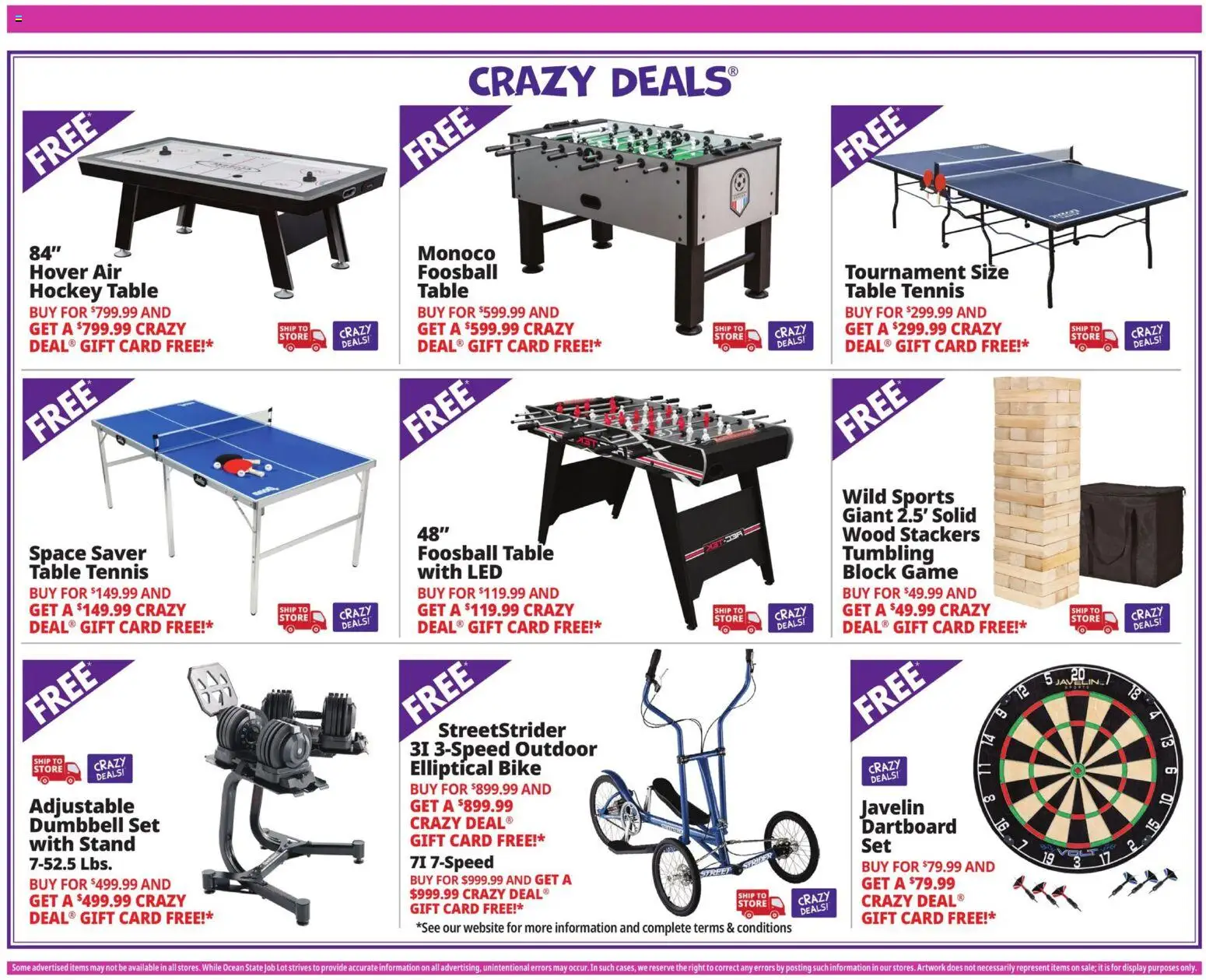Ocean State Job Lot Weekly Ad - valid from 28.05.2026 | Page: 24 | Products: Table, Game