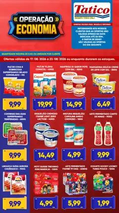 Tatico - Ofertas da semana - Pré-Visualização do folheto da loja Tatico, válido de 17/08/2026
