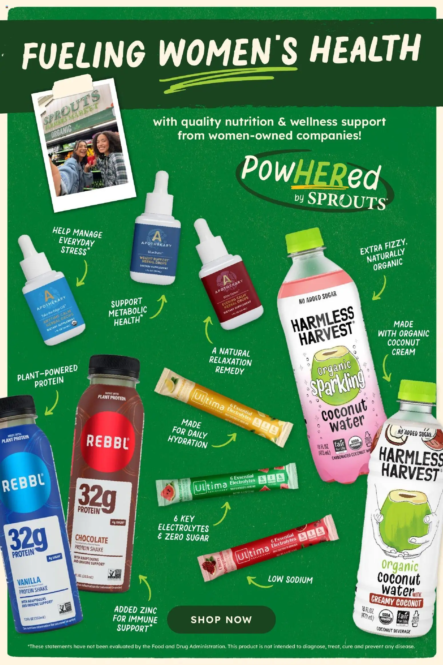 Sprouts Monthly Ad - valid from 29.04.2026 | Page: 4 | Products: Zinc, Chocolate, Cream, Weight