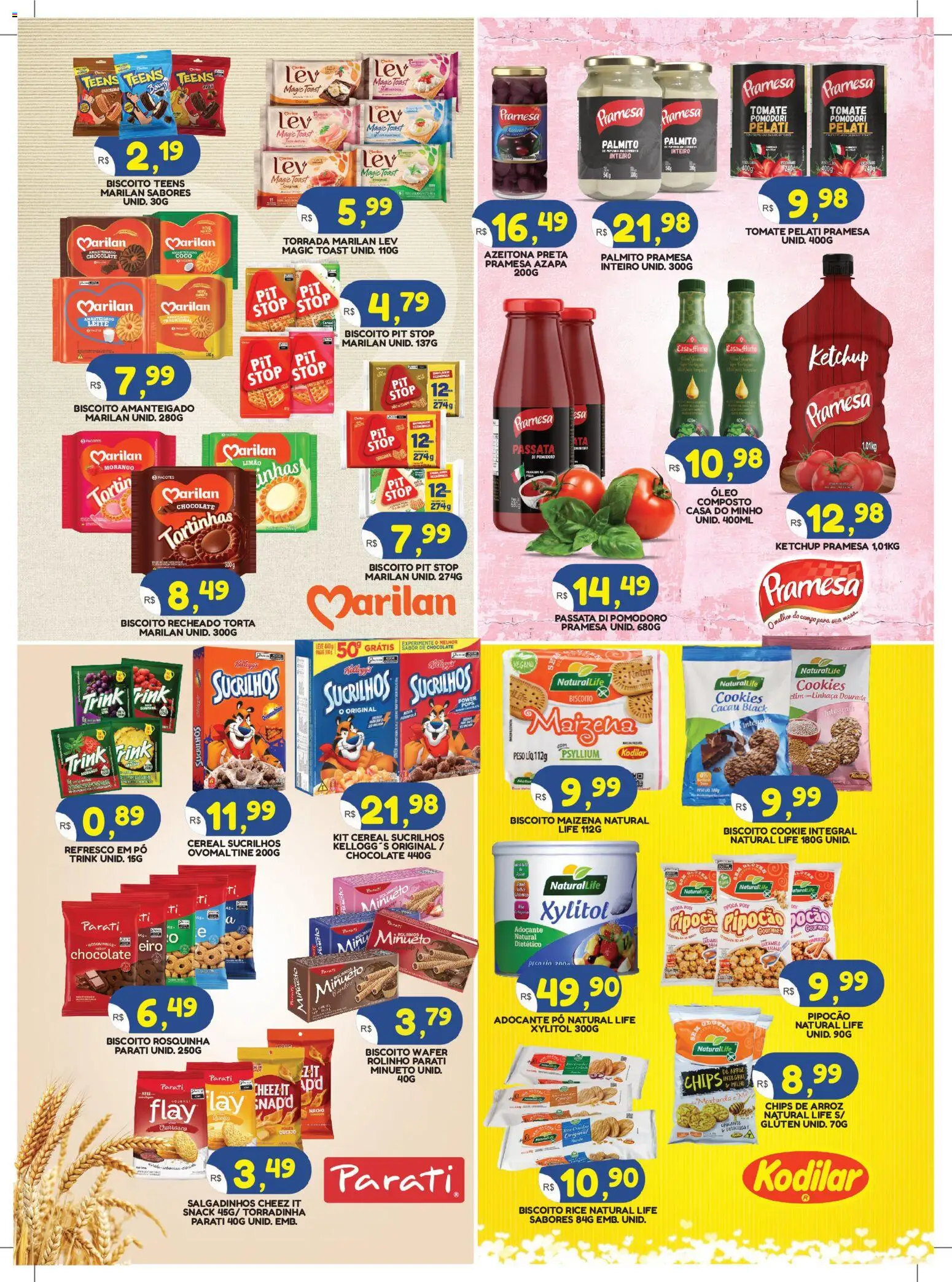 Bramil Supermercados Folheto - válido de 03/07/2026 | Página: 7 | Produtos: Biscoito, Mesa, Sucrilhos, Pipoca