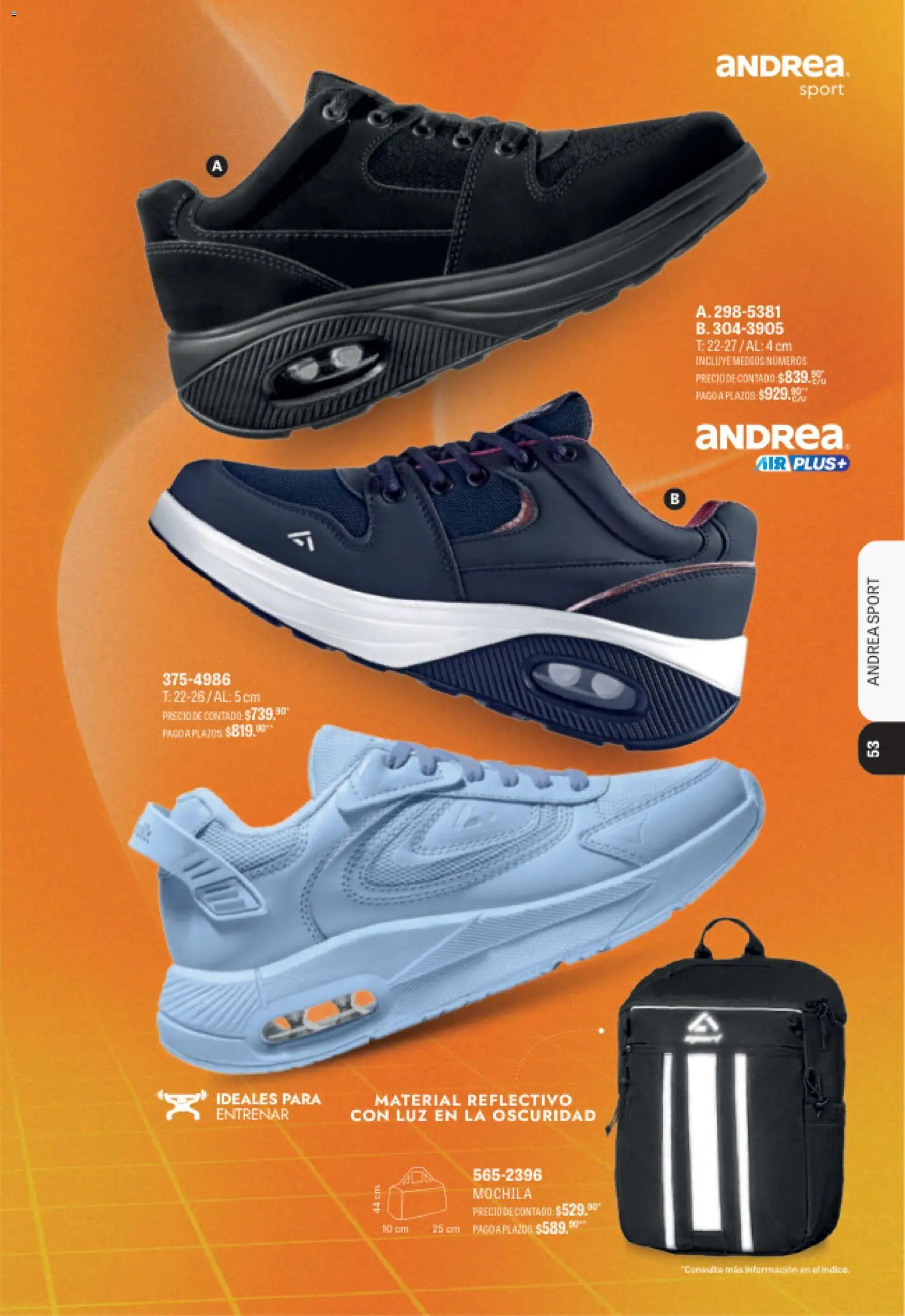 Nuevas ofertas de Andrea válidas en toda la República Mexicana desde el 23/08/2026. ¡Encuentra las mejores ofertas en Andrea catálogo Sport! | Página: 42 | Productos: Mochila