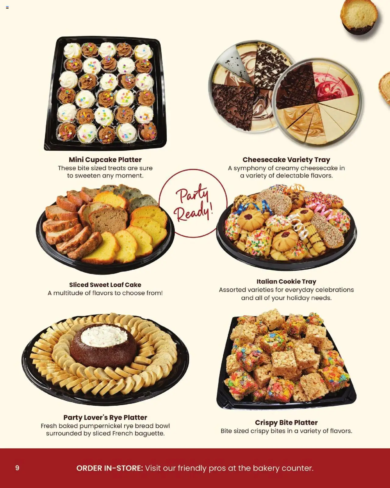 Acme Entertaining Guide - valid from 10/03/2025 | Page: 10 | Products: Bakery, Bread, Cake, Cheesecake