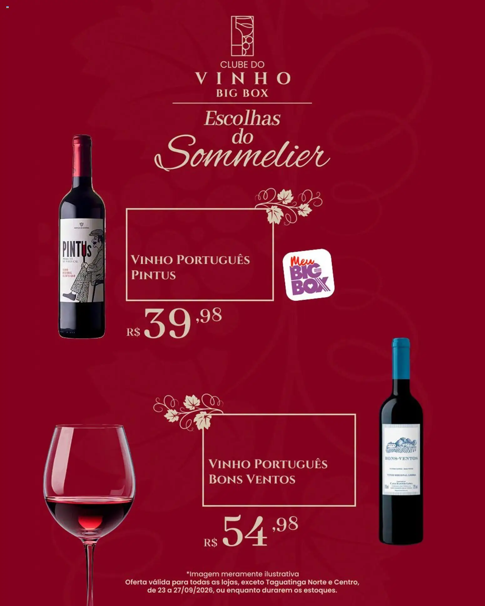 Big Box Folheto - válido de 23/09/2026 | Página: 6 | Produtos: Vinho