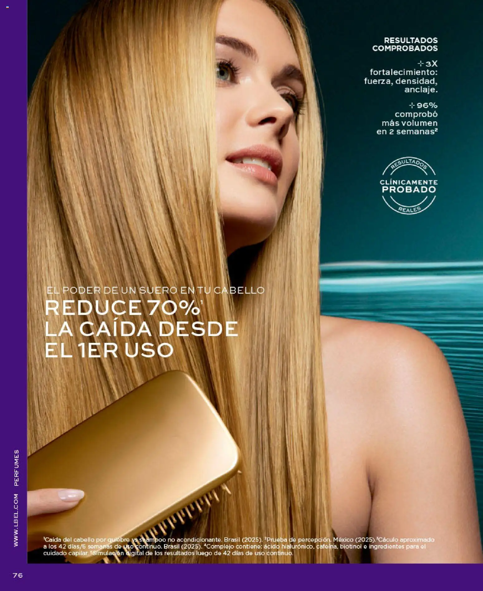 Catálogo L'Bel válido desde 09/09/2026 | Página: 76 | Productos: Shampoo, Perfumes, Ingredientes
