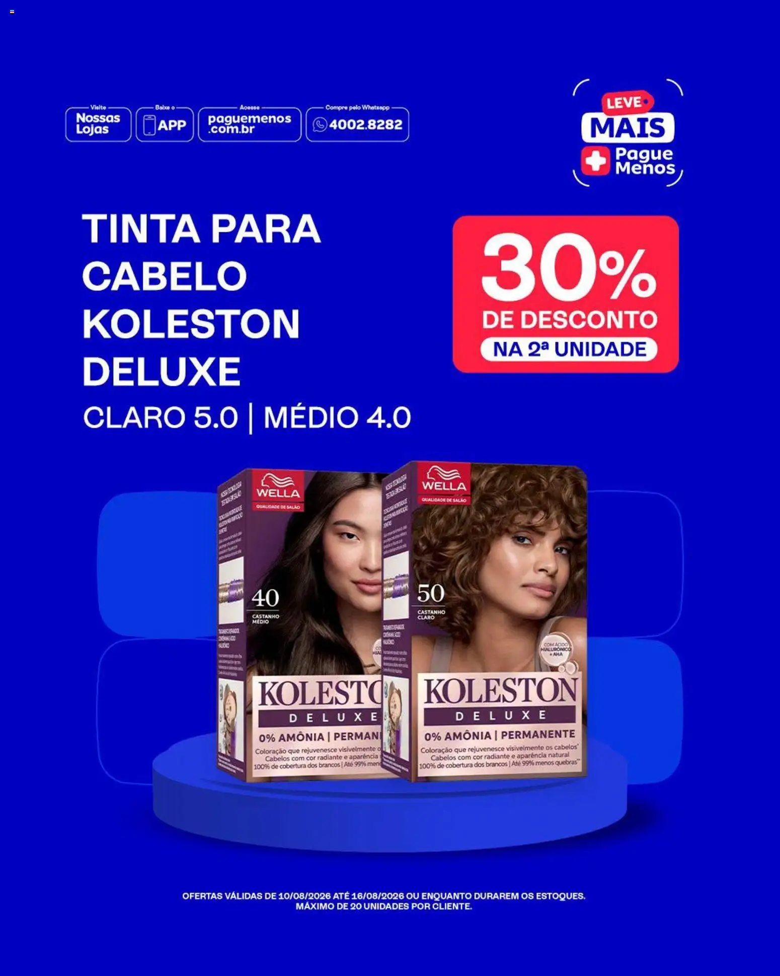 Pague Menos Folheto - válido de 10/08/2026 | Página: 4 | Produtos: Tinta