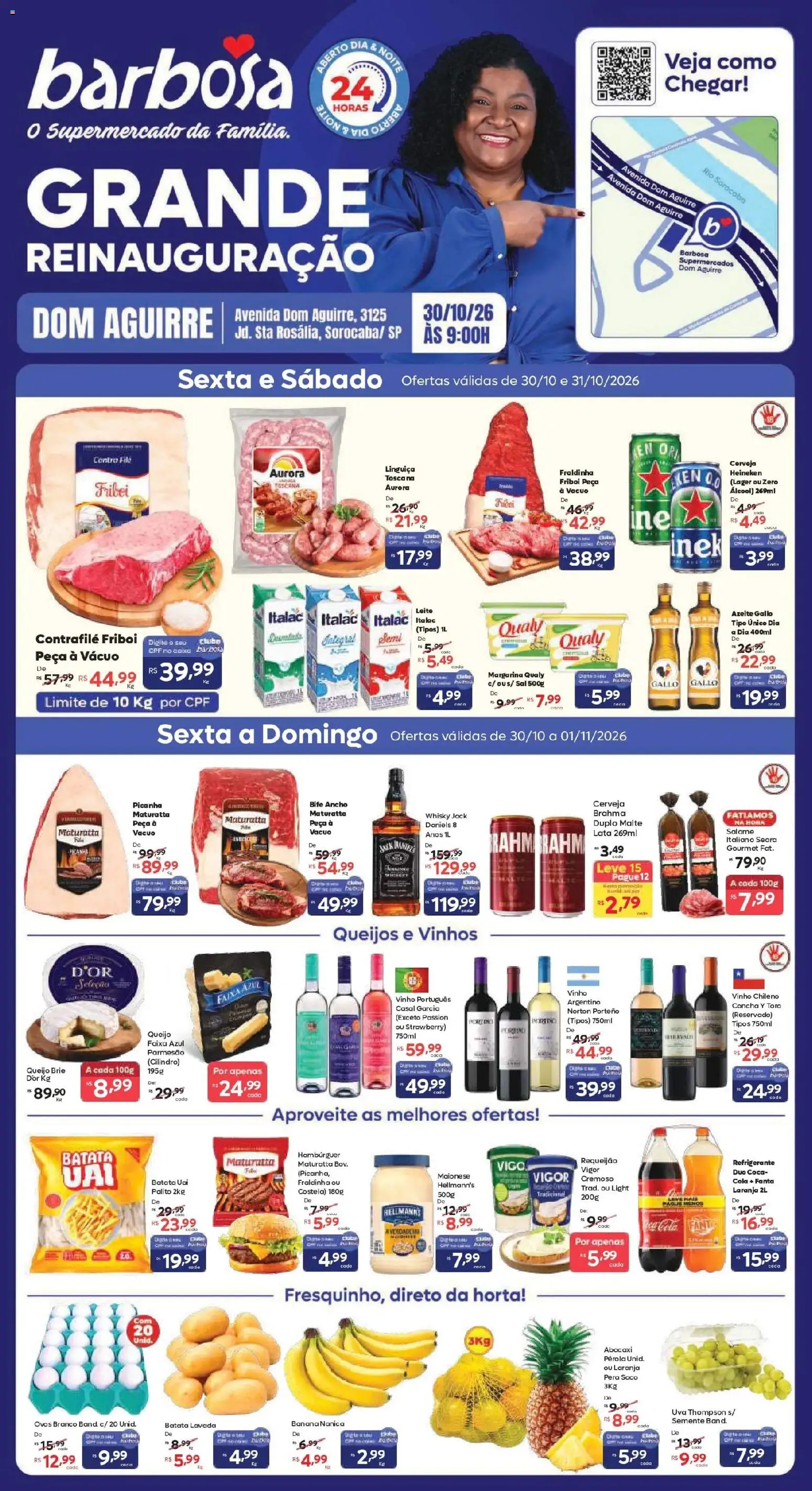 Barbosa Supermercados Folheto - válido de 30/10/2026 | Página: 1