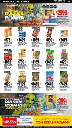 Vista previa Yaguar catálogo válido desde el 06/07/2026 | Página: 12 | Productos: Galletitas, Dulce de leche, Chocolate, Alfajor