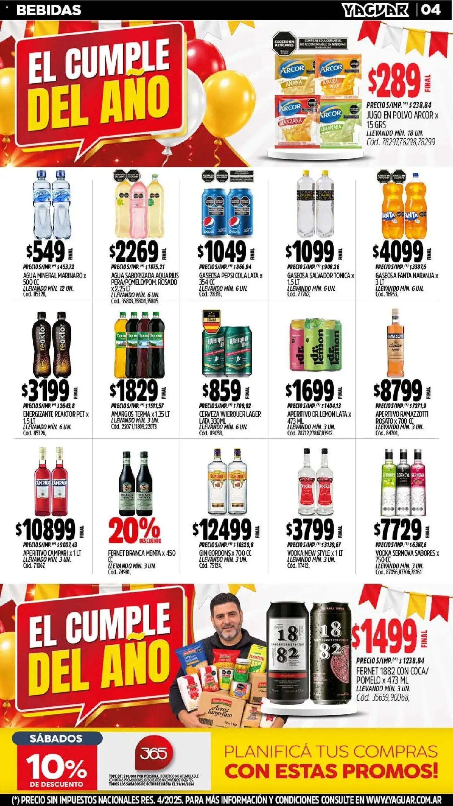 Yaguar - Oferta Semanal Salta │ válido desde el 26/10/2026 | Página: 6