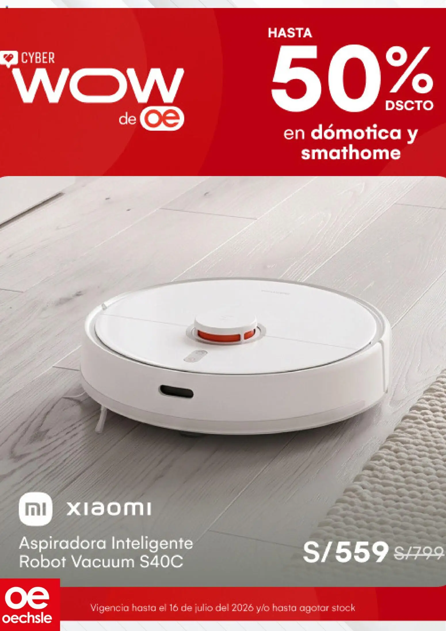 Catálogo Oechsle válido desde 13/07/2026 | Página: 3 | Productos: Aspiradora, Robot