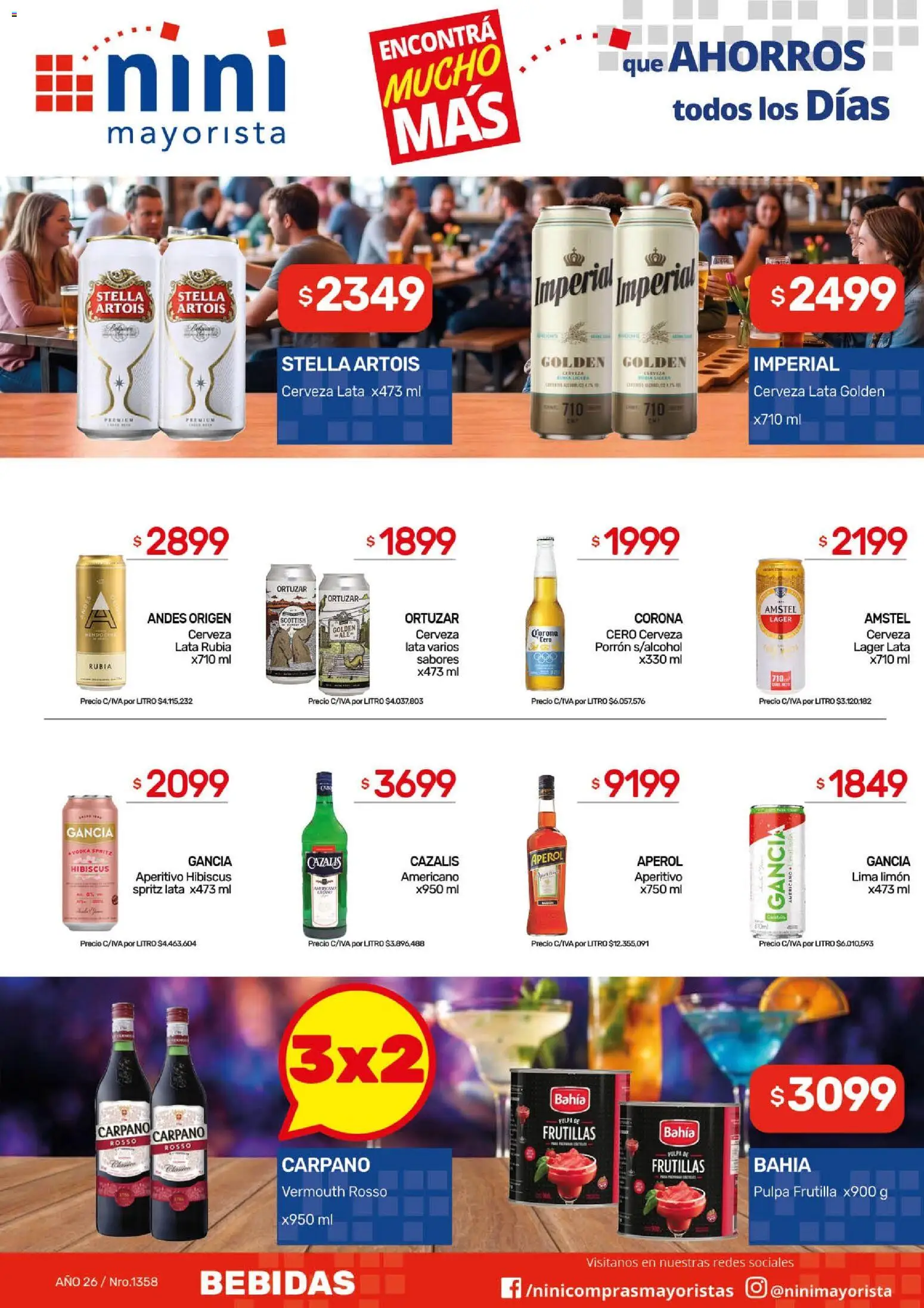 NINI Mayorista ofertas │ válido desde el 04.05.2026 | Página: 16 | Productos: Frutilla, Lima, Limón, Cerveza