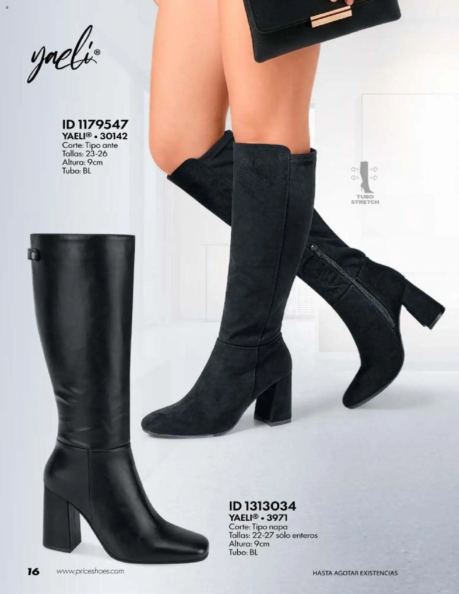 Nuevas ofertas de Price Shoes válidas en toda la República Mexicana desde el 20/10/2026. ¡Encuentra las mejores ofertas en Price Shoes catálogo Botas Largas! | Página: 2