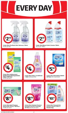 Preview of Coles catalogue - valid from 09/09/2026 | Page: 41 | Products: Toilet, Paper towels, Dishwasher, Citrus
