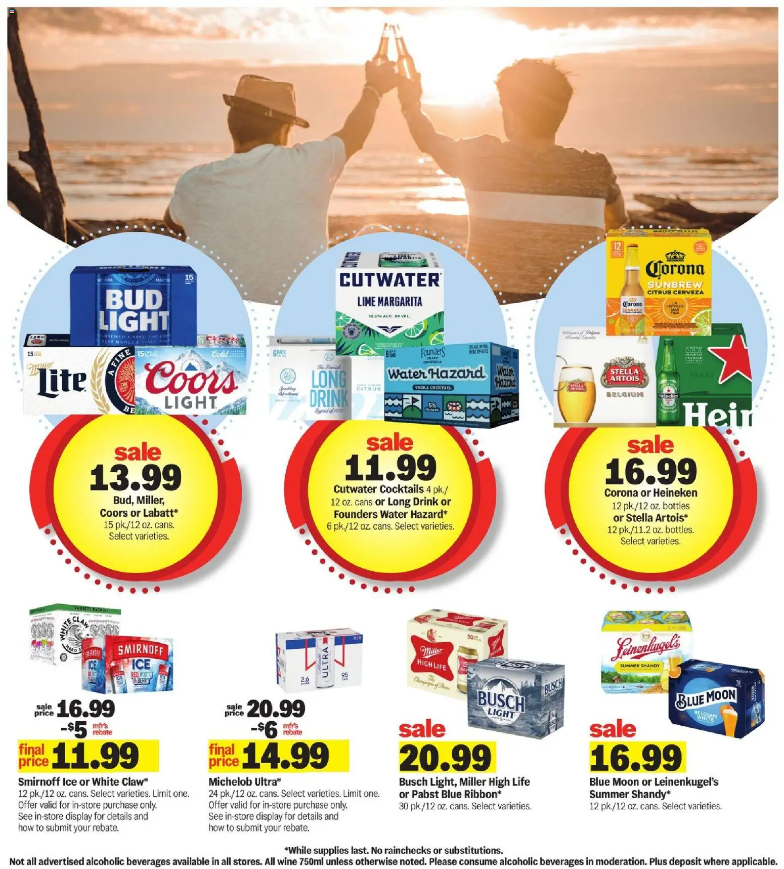 Meijer Weekly Ad - valid from 07/08/2026 | Page: 21 | Products: Wine, Vodka, Water, Lime