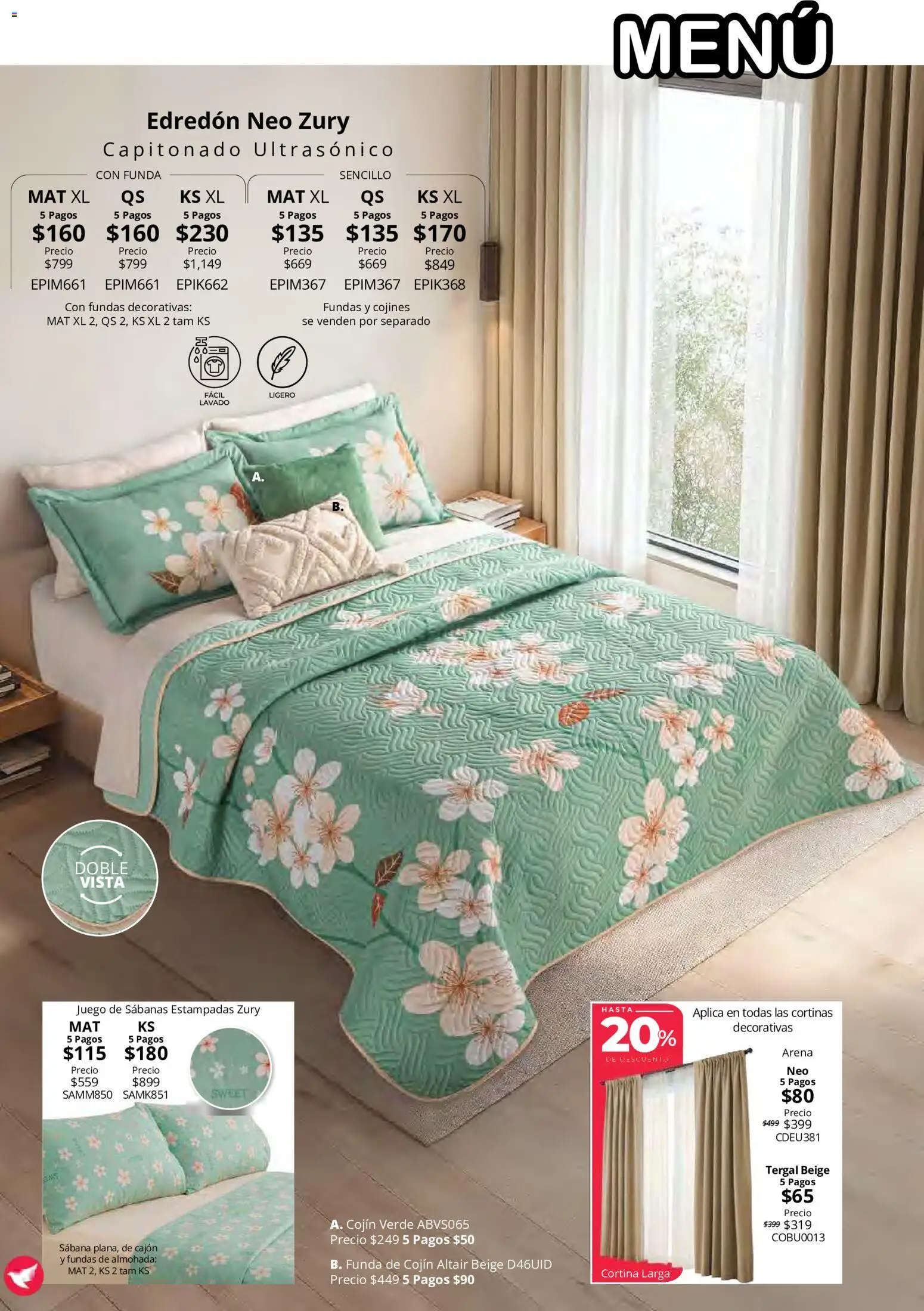 Nuevas ofertas de Colchas Concord válidas en toda la República Mexicana desde el 15/10/2026. ¡Encuentra las mejores ofertas en Colchas Concord catálogo! | Página: 62