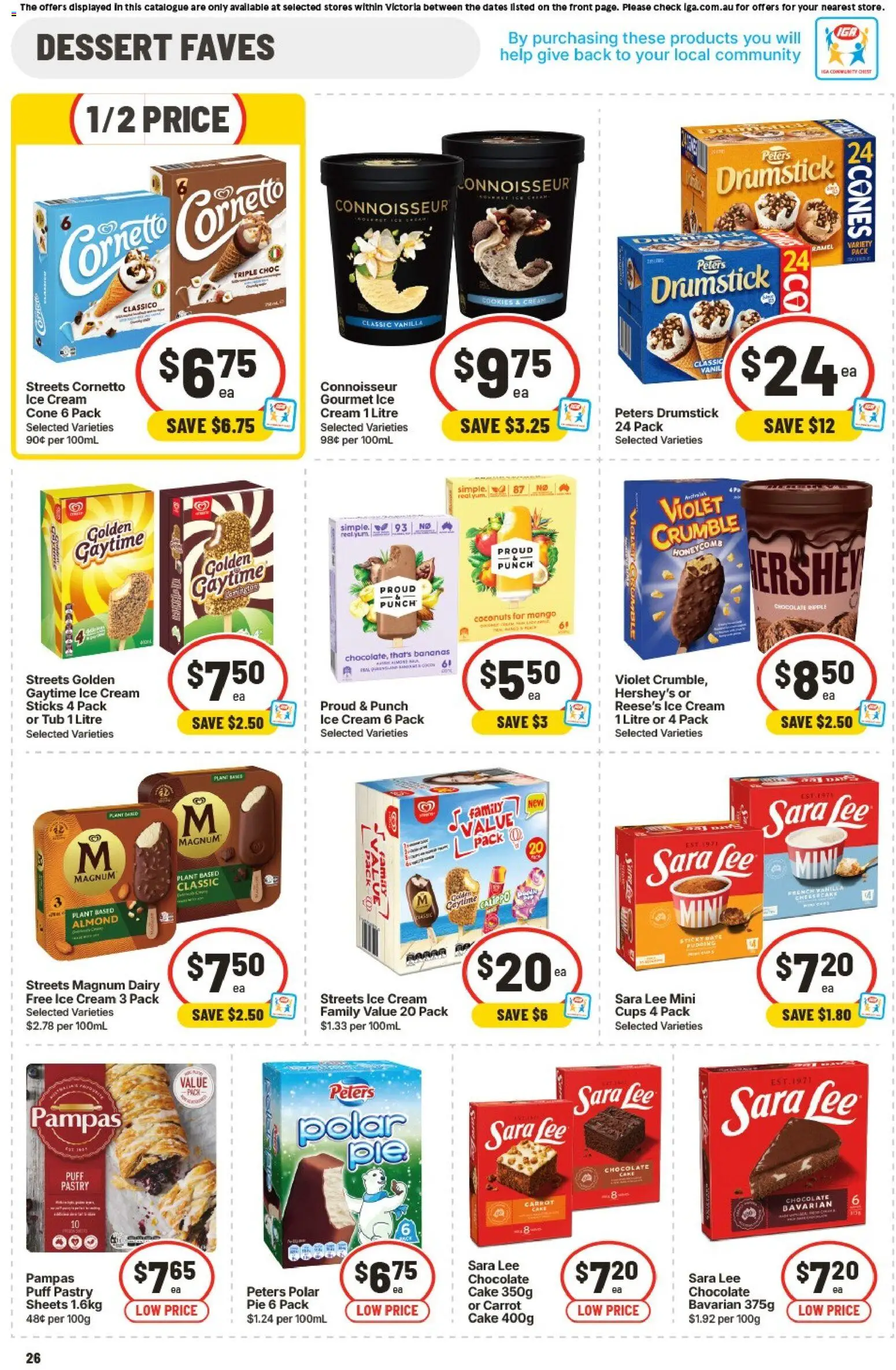 IGA catalogue - valid from 29/07/2026 | Page: 26 | Products: Cups, Plant, Chocolate, Pudding