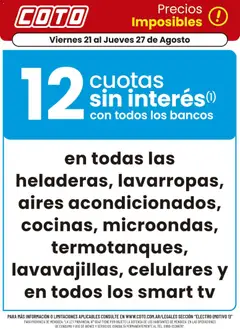 Vista previa Coto - Electro Motivo válido desde el 21/08/2026