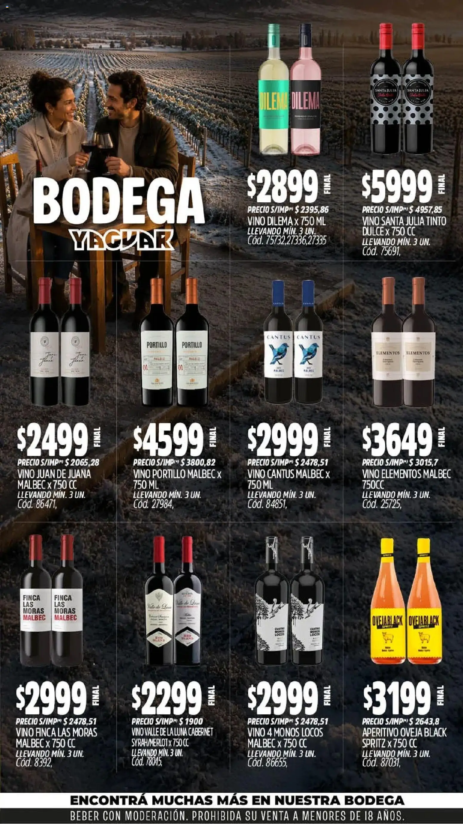 Yaguar - Oferta Semanal Mar del Plata │ válido desde el 20/07/2026 | Página: 4 | Productos: Vino