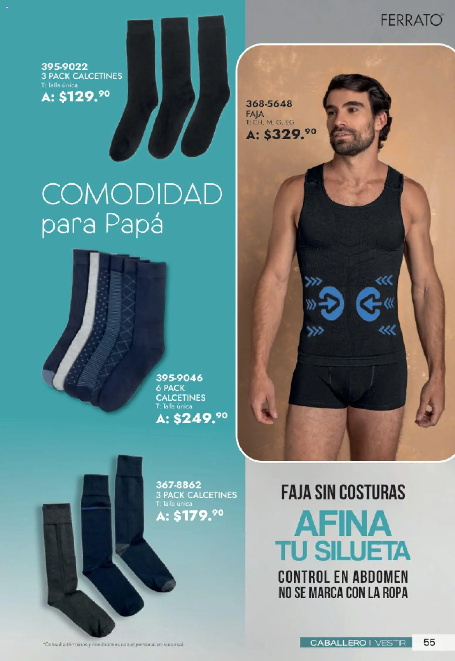 Nuevas ofertas de Andrea válidas en toda la República Mexicana desde el 24.05.2026. ¡Encuentra las mejores ofertas en Andrea catálogo Para papá! | Página: 55