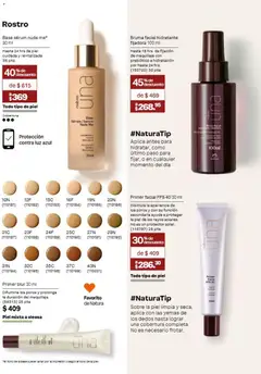 Vista previa de Natura campaña 12 2026, nuevo folleto de la tienda, válido en México a partir del 31/07/2026 | Página: 57 | Productos: Serum, Bruma, Maquillaje, Sobre