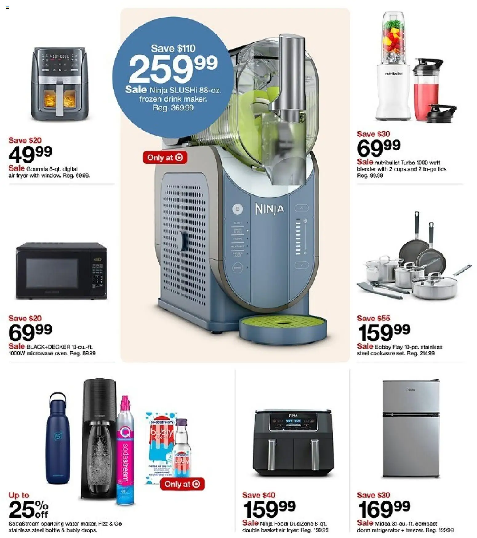 Target Weekly Ad - valid from 14.06.2026 | Page: 23 | Products: Fryer, Basket, Water, Refrigerator