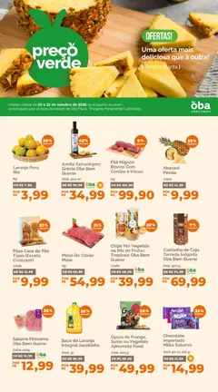 Oba Hortifruti - Ofertas da semana - Pré-Visualização do folheto da loja Oba Hortifruti, válido de 20/10/2026