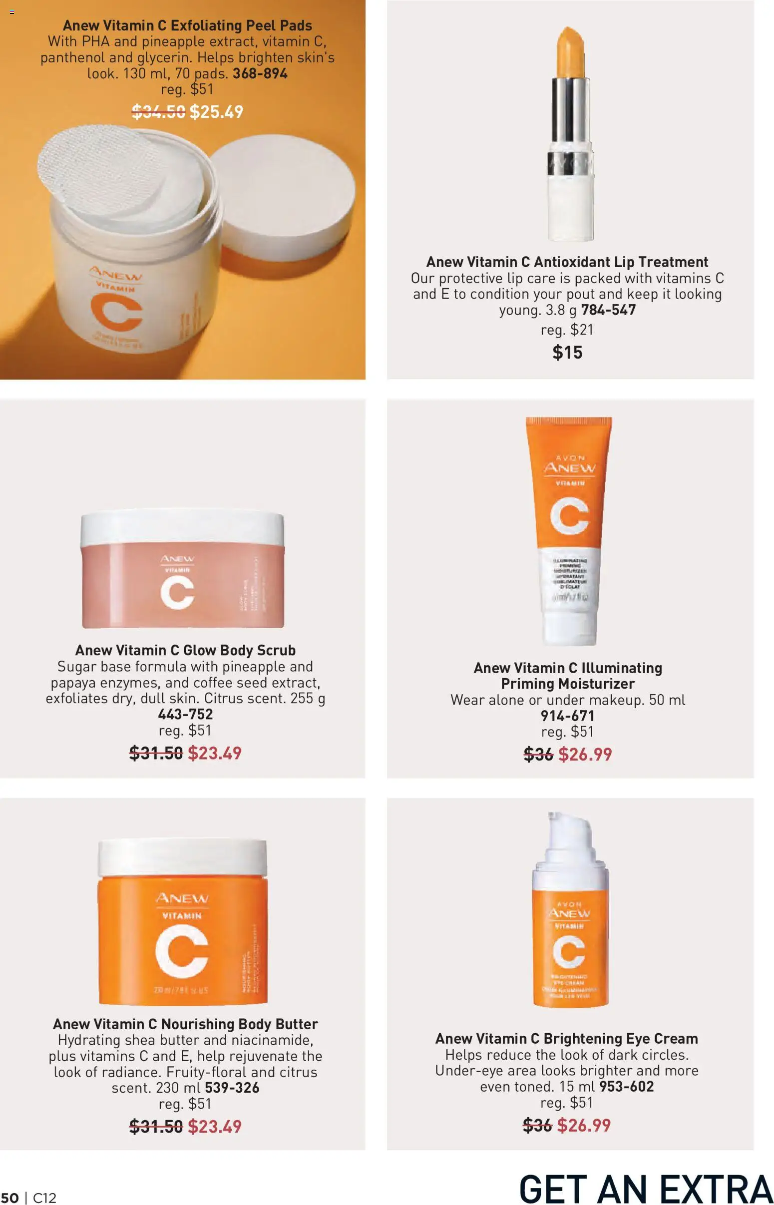 Avon flyer valid from 04.06.2026 | Page: 50 | Products: Pineapple, Cream, Butter, Coffee