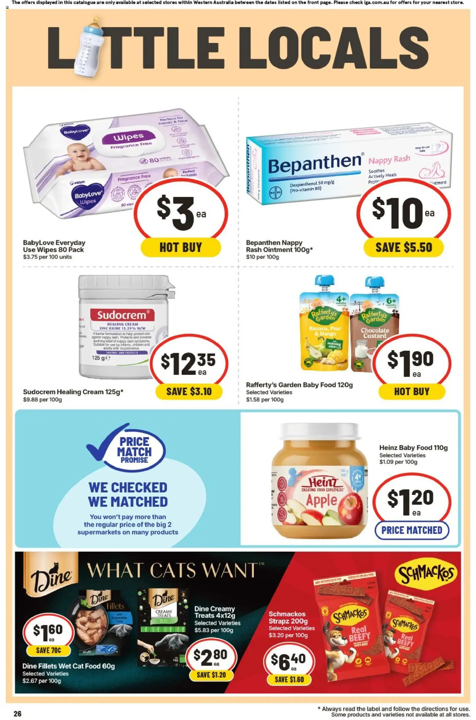 IGA catalogue - valid from 26/08/2026 | Page: 26 | Products: Chocolate, Wine, Baby food, Pear
